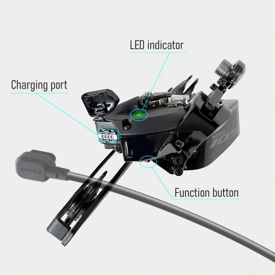 Shimano 105 RD-R7150 Di2 Rear Derailleur - 12-Speed - Image 4