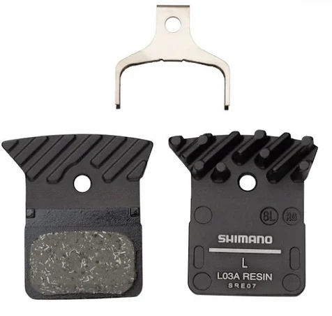 Shimano L04C Metal Disc Brake Pads with Fin for Flat Mount BR-RS805, BR- RS505 Road Disc Calipers