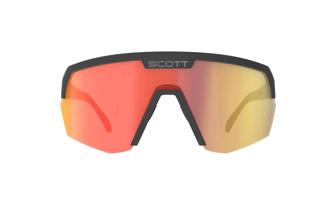 Scott Sport Sheild Sunglasses - Black/Red Chrome - Image 2